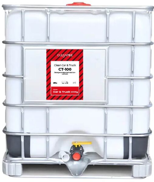 CLEAN CAR & TRUCK CT-100 es un detergente concentrado de baja alcalinidad, diseñado para la limpieza eficaz de vehículos sin dañar las superficies delicadas. Su fórmula equilibrada y segura lo hace ideal para el lavado frecuente de carrocerías, cristales, plásticos y metales pintados, incluso en vehículos con acabados sensibles. Ofrece un excelente poder desengrasante, respetando al mismo tiempo los materiales tratados. Puede aplicarse con máquina de presión, espuma o manualmente. Especialmente recomendado para flotas de vehículos, concesionarios, talleres y servicios de lavado profesional. Venta exclusiva para profesionales. Producto de uso profesional, no apto para uso doméstico.