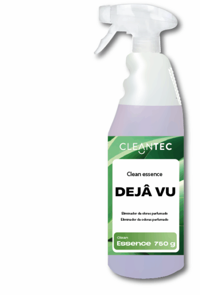 CLEAN ESSENCE DEJA VU es un ambientador ultraconcentrado de larga duración, formulado para proporcionar una fragancia intensa, sofisticada y duradera en todo tipo de espacios cerrados. Su composición de alta persistencia neutraliza eficazmente olores desagradables, creando un entorno elegante y acogedor. Ideal para aplicar tras la limpieza interior de vehículos, en zonas comerciales, hoteles o salas de espera. Su acción prolongada garantiza una sensación de frescura exclusiva con solo unas gotas. Venta exclusiva para profesionales. Producto de uso profesional, no apto para uso doméstico.