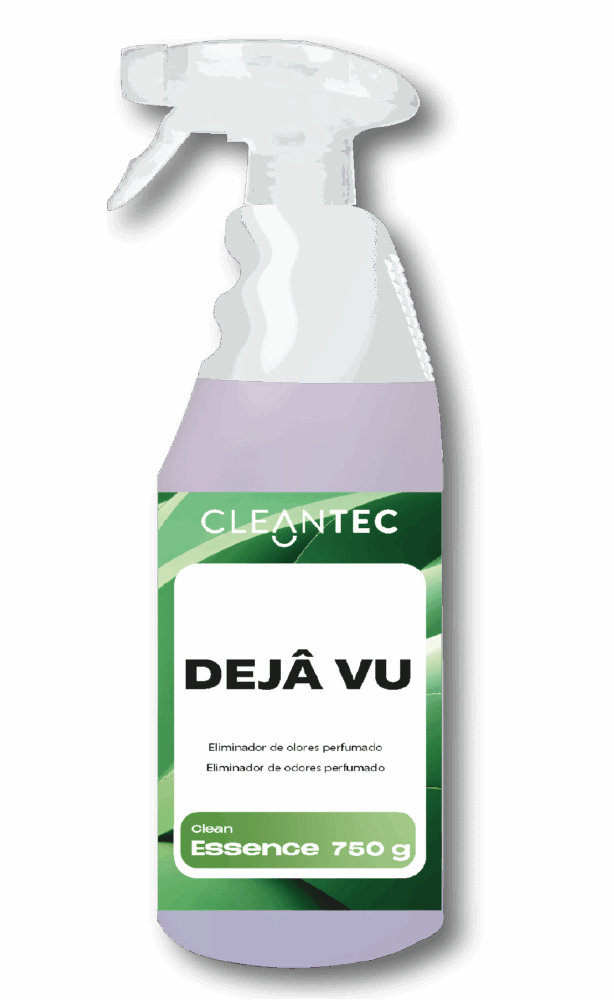 CLEAN ESSENCE DEJA VU es un ambientador ultraconcentrado de larga duración, formulado para proporcionar una fragancia intensa, sofisticada y duradera en todo tipo de espacios cerrados. Su composición de alta persistencia neutraliza eficazmente olores desagradables, creando un entorno elegante y acogedor. Ideal para aplicar tras la limpieza interior de vehículos, en zonas comerciales, hoteles o salas de espera. Su acción prolongada garantiza una sensación de frescura exclusiva con solo unas gotas. Venta exclusiva para profesionales. Producto de uso profesional, no apto para uso doméstico.