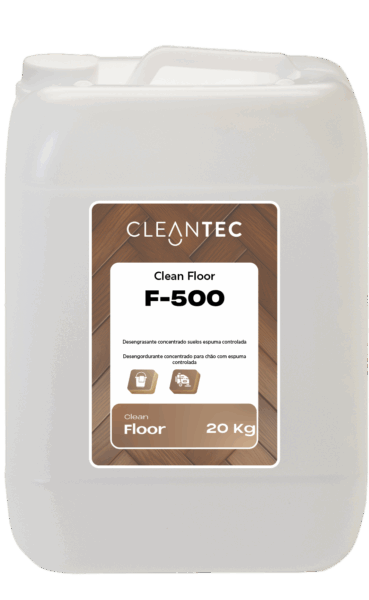 CLEAN FLOOR F-500 es un desengrasante concentrado de uso profesional, formulado para la limpieza profunda de suelos industriales con formación controlada de espuma. Elimina eficazmente grasas, aceites, residuos orgánicos y suciedad persistente en pavimentos de talleres, cocinas industriales, almacenes y zonas de tránsito intenso. Su fórmula permite una acción potente sin saturar los sistemas de fregado automático o manual. Ideal para mantener las condiciones de higiene y seguridad en entornos exigentes. Venta exclusiva para profesionales. Producto de uso profesional, no apto para uso doméstico.