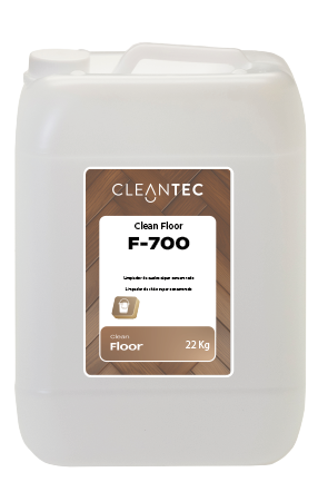 CLEAN FLOOR F-700 es un limpiador de suelos super concentrado de alto rendimiento, formulado para limpiezas frecuentes con intensa carga perfumada de larga duración. Elimina eficazmente la suciedad ligera, dejando un aroma persistente que transforma cualquier espacio en un ambiente limpio, fresco y agradable durante horas. Su fórmula de espuma controlada lo hace ideal tanto para aplicaciones manuales como con fregadoras automáticas. Recomendado para espacios con alta rotación de público como hoteles, centros comerciales, gimnasios y oficinas. Venta exclusiva para profesionales. Producto de uso profesional, no apto para uso doméstico.