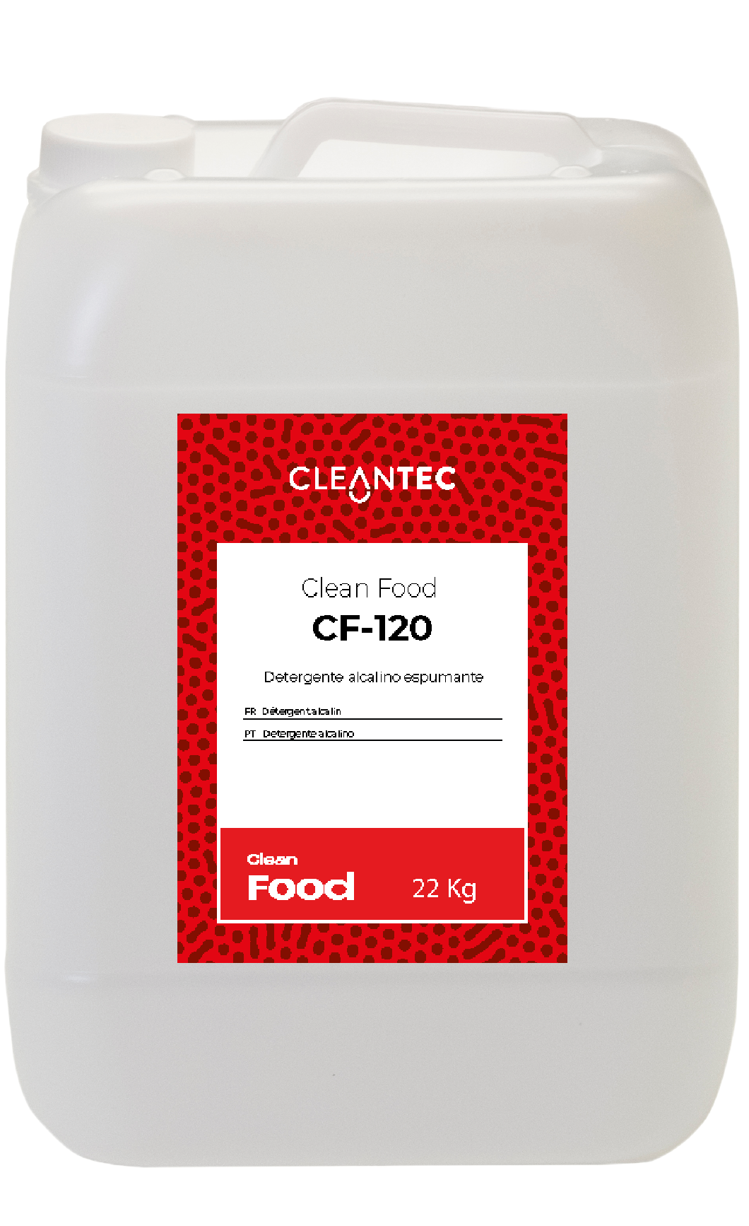 CLEAN FOOD CF-120 SHIELD es un detergente alcalino de alto poder desengrasante y desinfectante, formulado especialmente para la industria alimentaria. Su acción 3 en 1 permite limpiar, desengrasar y desinfectar en una sola aplicación, eliminando eficazmente residuos orgánicos, grasas animales y bacterias en superficies de contacto alimentario. Ideal para cocinas industriales, obradores, líneas de producción y cámaras frigoríficas. Compatible con planes APPCC y protocolos de higiene estrictos. Venta exclusiva para profesionales. Producto de uso profesional, no apto para uso doméstico.