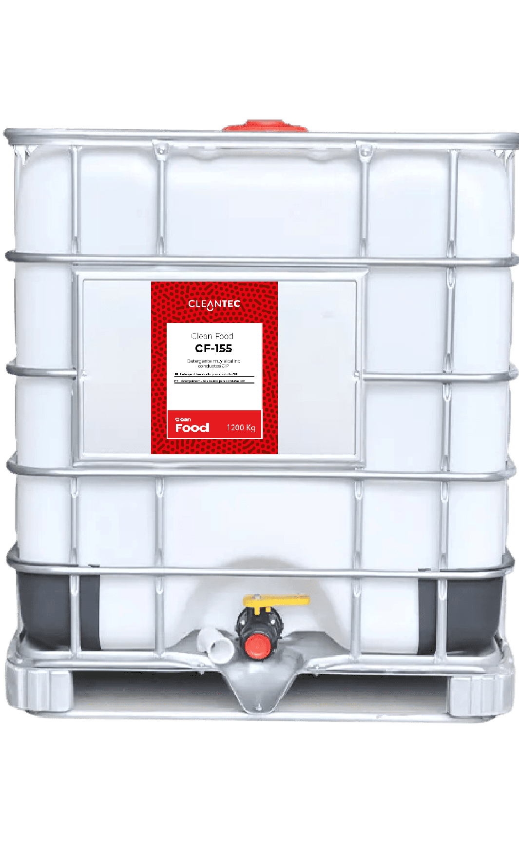 CLEAN FOOD CF-155 es un detergente muy alcalino de alto rendimiento, diseñado específicamente para sistemas de limpieza CIP (Cleaning In Place) en la industria alimentaria. Su potente fórmula elimina eficazmente grasas, proteínas y residuos orgánicos incrustados en conductos, tuberías, intercambiadores de calor y tanques de proceso, garantizando una higiene completa sin necesidad de desmontar los equipos. Compatible con aguas de diferentes durezas y formulado para uso continuo en instalaciones automatizadas. Venta exclusiva para profesionales. Producto de uso profesional, no apto para uso doméstico.