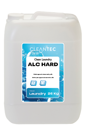 CLEAN LAUNDRY ALC HARD es un aditivo alcalino concentrado, formulado para maximizar el rendimiento del lavado en condiciones de aguas de dureza media y alta. Eleva el pH de forma controlada, mejorando la acción de detergentes principales y potenciando la eliminación de grasas, manchas incrustadas y residuos orgánicos. Evita incrustaciones calcáreas y mantiene el equilibrio químico del baño de lavado. Ideal para lavanderías industriales, hostelería y colectividades con suministro de agua no tratada. Venta exclusiva para profesionales. Producto de uso profesional, no apto para uso doméstico.
