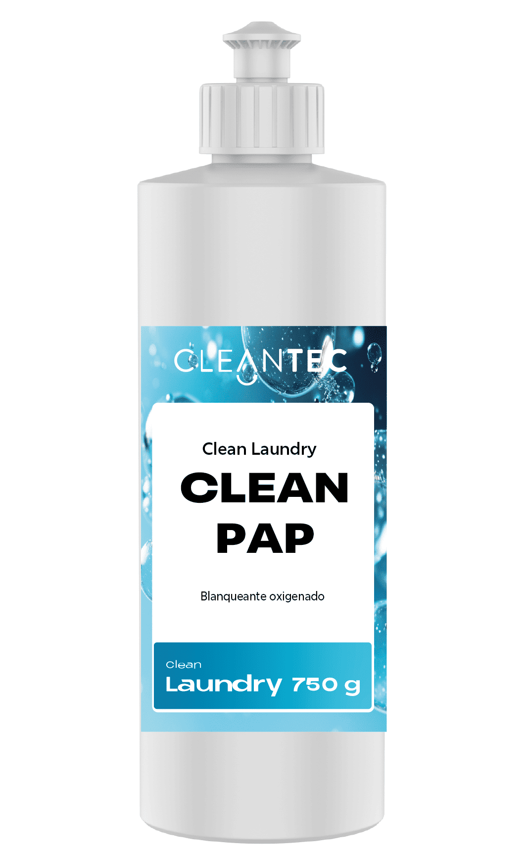 CLEAN LAUNDRY PAP es un blanqueante oxigenado de última generación, formulado para procesos de lavado a baja temperatura en lavanderías industriales. Su contenido en peróxidos activados permite eliminar manchas orgánicas difíciles (vino, café, sangre, fruta, etc.) sin dañar los tejidos ni afectar los colores. Aporta una acción higienizante adicional, ideal para ropa de hostelería, hospitales y colectividades. Compatible con detergentes líquidos y sólidos. Eficaz desde 30 °C. Venta exclusiva para profesionales. Producto de uso profesional, no apto para uso doméstico.