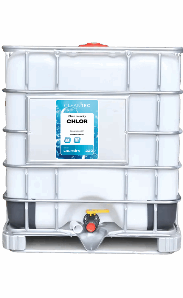 CLEAN LAUNDRY CLHOR es un blanqueante clorado de alta concentración, formulado para eliminar manchas difíciles y aportar acción higienizante en procesos de lavado industrial. Su contenido en hipoclorito estabilizado lo hace ideal para ropa blanca, mantelería, textiles hospitalarios y otros tejidos resistentes al cloro. Ofrece efectividad inmediata en aguas de cualquier dureza y en ciclos de lavado intensivos. Requiere control en la dosificación para garantizar seguridad y preservar la vida útil de los textiles. Venta exclusiva para profesionales. Producto de uso profesional, no apto para uso doméstico.
