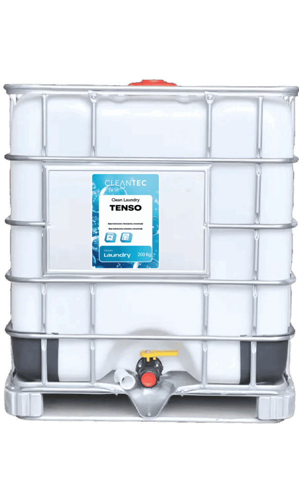 CLEAN LAUNDRY TENSO PLUS es un desengrasante-tensoactivo ultraconcentrado, formulado para potenciar el poder de arrastre del detergente principal en ciclos de lavado industrial. Actúa eficazmente sobre grasas corporales, aceites, suciedad orgánica y residuos difíciles, sin dañar las fibras ni afectar los colores. Recomendado para textiles de hostelería, restauración, colectividades e industria alimentaria. Ideal como complemento en dosificación automática para procesos exigentes. Venta exclusiva para profesionales. Producto de uso profesional, no apto para uso doméstico.
