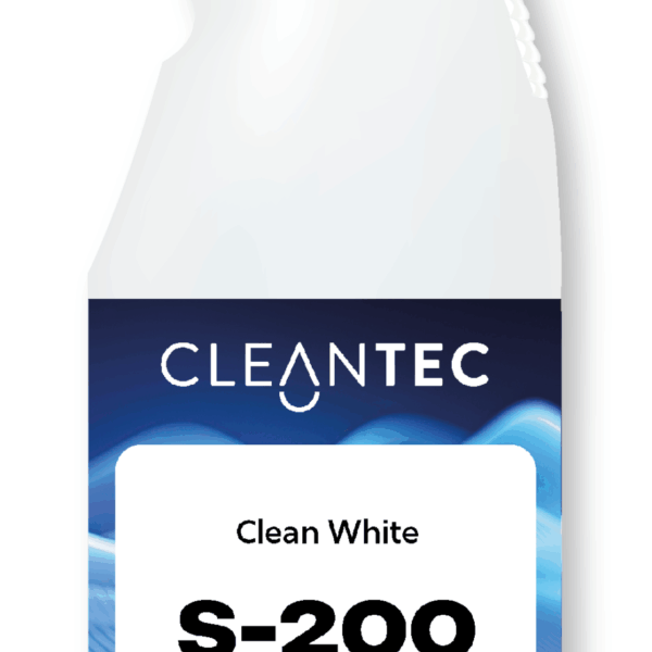 CLEAN WHITE S-200 es un gel limpiador clorado de alta concentración, formulado para la limpieza y desinfección profunda de superficies lavables. Su textura en gel permite una mayor adherencia y tiempo de contacto, optimizando la acción del cloro activo sobre grasas, residuos orgánicos, manchas difíciles y contaminantes microbiológicos. Ideal para baños, cocinas industriales, suelos, azulejos y zonas de alto riesgo higiénico. Compatible con protocolos de limpieza y desinfección profesional. Venta exclusiva para profesionales. Producto de uso profesional, no apto para uso doméstico.