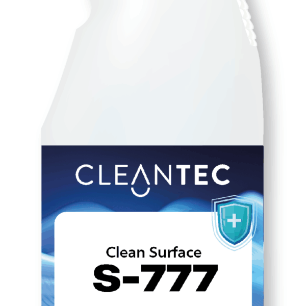CLEAN SURFACE S-777 SHIELD es un protector profesional para superficies lavables, formulado para crear una película invisible y resistente que repele suciedad, humedad y residuos orgánicos. Su uso regular facilita la limpieza diaria y prolonga el buen estado de materiales como acero inoxidable, plásticos técnicos, madera tratada, cerámica y superficies sintéticas. Ideal para oficinas, cocinas industriales, salas blancas, centros sanitarios y colectividades que requieran un mantenimiento continuo con acabado impecable. Venta exclusiva para profesionales. Producto de uso profesional, no apto para uso doméstico.