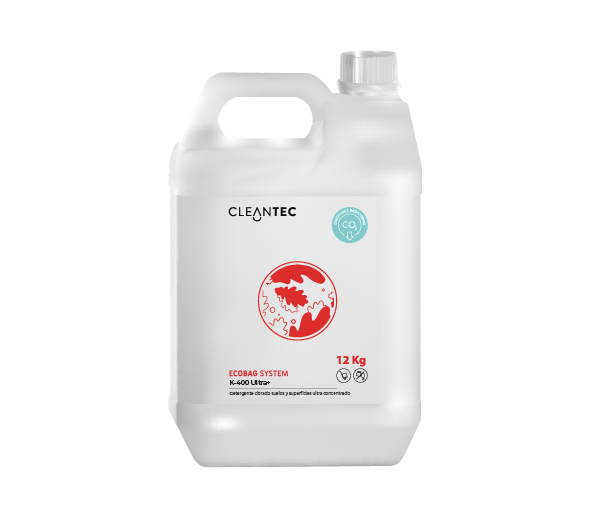 ECOBAG SYSTEM CHLOR K-400 PLUS es un detergente clorado de alta eficacia, formulado para la limpieza y desinfección de suelos y superficies en entornos profesionales. Elimina eficazmente materia orgánica, grasas y microorganismos, ofreciendo un alto nivel higiénico en cocinas, industria alimentaria y colectividades. Actúa como limpiador y desinfectante en una sola pasada. Formato ECOBAG para dosificación segura y responsable. Venta exclusiva para profesionales. Producto de uso profesional, no apto para uso doméstico.