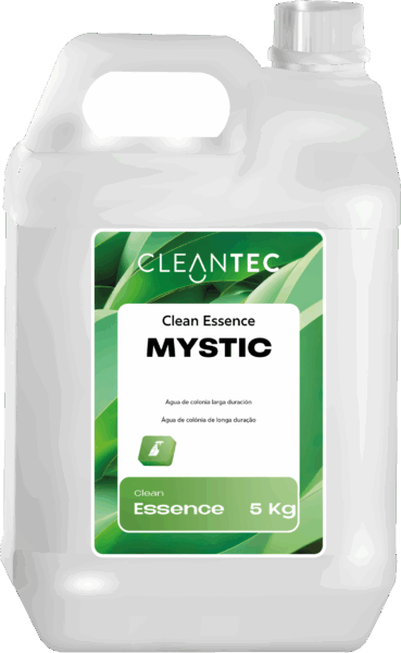 CLEAN ESSENCE MYSTIC es un ambientador concentrado de larga duración diseñado para ofrecer una experiencia olfativa intensa y prolongada en espacios cerrados. Su fórmula profesional actúa de forma eficaz neutralizando malos olores y dejando una fragancia elegante, envolvente y persistente. Ideal para aplicar en vehículos, oficinas, espacios comerciales y zonas de alto tránsito. Un solo uso proporciona una sensación de limpieza y frescura durante días. Venta exclusiva para profesionales. Producto de uso profesional, no apto para uso doméstico.