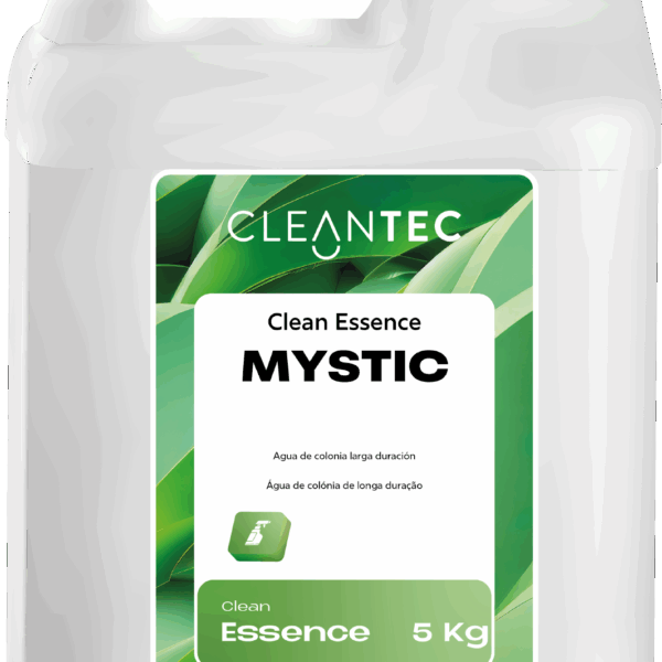 CLEAN ESSENCE MYSTIC es un ambientador concentrado de larga duración diseñado para ofrecer una experiencia olfativa intensa y prolongada en espacios cerrados. Su fórmula profesional actúa de forma eficaz neutralizando malos olores y dejando una fragancia elegante, envolvente y persistente. Ideal para aplicar en vehículos, oficinas, espacios comerciales y zonas de alto tránsito. Un solo uso proporciona una sensación de limpieza y frescura durante días. Venta exclusiva para profesionales. Producto de uso profesional, no apto para uso doméstico.