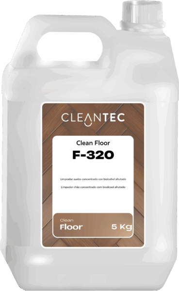 CLEAN FLOOR F-320 es un limpiador de suelos concentrado con bialcohol y fragancia intensa Ritual Fruit, diseñado para ofrecer una limpieza eficaz, rápida y con secado acelerado. Gracias a su contenido alcohólico, elimina suciedad, residuos orgánicos y olores, dejando una sensación de higiene inmediata y un aroma frutal persistente. Su fórmula de espuma controlada lo hace apto para fregado manual o mecánico en espacios que requieren una limpieza frecuente con alto impacto olfativo. Ideal para tiendas, oficinas, gimnasios y zonas de atención al público. Venta exclusiva para profesionales. Producto de uso profesional, no apto para uso doméstico.