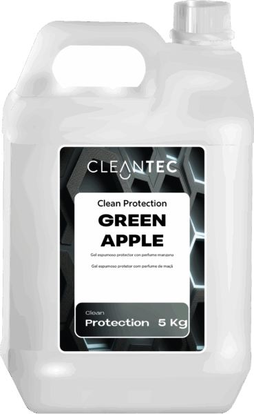 CLEAN GREEN APPLE es un gel espumoso protector perfumado, formulado para la higiene diaria de manos con un agradable aroma a manzana verde. Su fórmula suave y equilibrada limpia eficazmente sin agredir la piel, generando una espuma cremosa que facilita el aclarado y deja una sensación fresca y perfumada. Ideal para colectividades, oficinas, centros educativos, gimnasios y baños públicos donde se busca combinar limpieza con una experiencia sensorial agradable. Apto para dispensadores rellenables. Venta exclusiva para profesionales. Producto de uso profesional, no apto para uso doméstico.