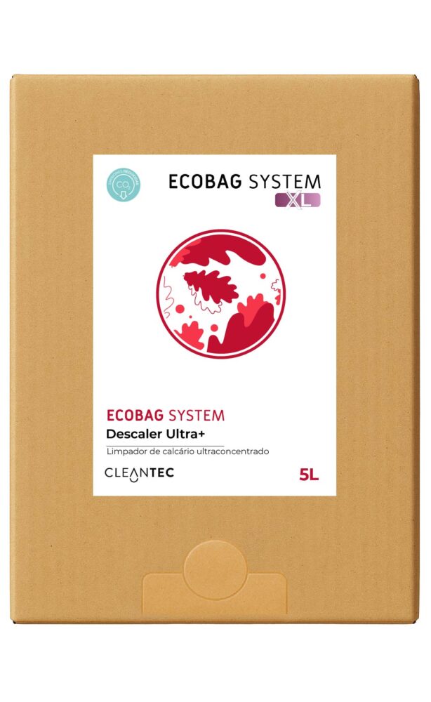ECOBAG SYSTEM XL DESCALER ULTRA+ es un antical ultraconcentrado de uso profesional, formulado para la eliminación rápida y eficaz de incrustaciones calcáreas, restos minerales y residuos de óxido en superficies resistentes a medios ácidos. Ideal para su uso en grifos, duchas, lavabos, sanitarios, suelos, maquinaria y equipos de lavado. Restaura el brillo original y previene la acumulación de sarro en entornos de alta exigencia higiénica. El sistema ECOBAG garantiza una dosificación limpia, segura y sostenible, reduciendo residuos y optimizando el rendimiento. Venta exclusiva para profesionales. Producto de uso profesional, no apto para uso doméstico.