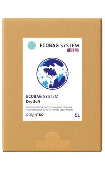 ECOBAG SYSTEM XL DRY SOFT es un abrillantador automático ultraconcentrado, diseñado para aguas blandas, proporcionando un acabado brillante y sin residuos en vajilla, cristalería y utensilios. Previene las manchas de agua y mejora el rendimiento de los sistemas de lavado automáticos. Ideal para lavavajillas industriales en entornos con agua blanda. El sistema ECOBAG promueve el uso eficiente y responsable del producto. Venta exclusiva para profesionales. Producto de uso profesional, no apto para uso doméstico.