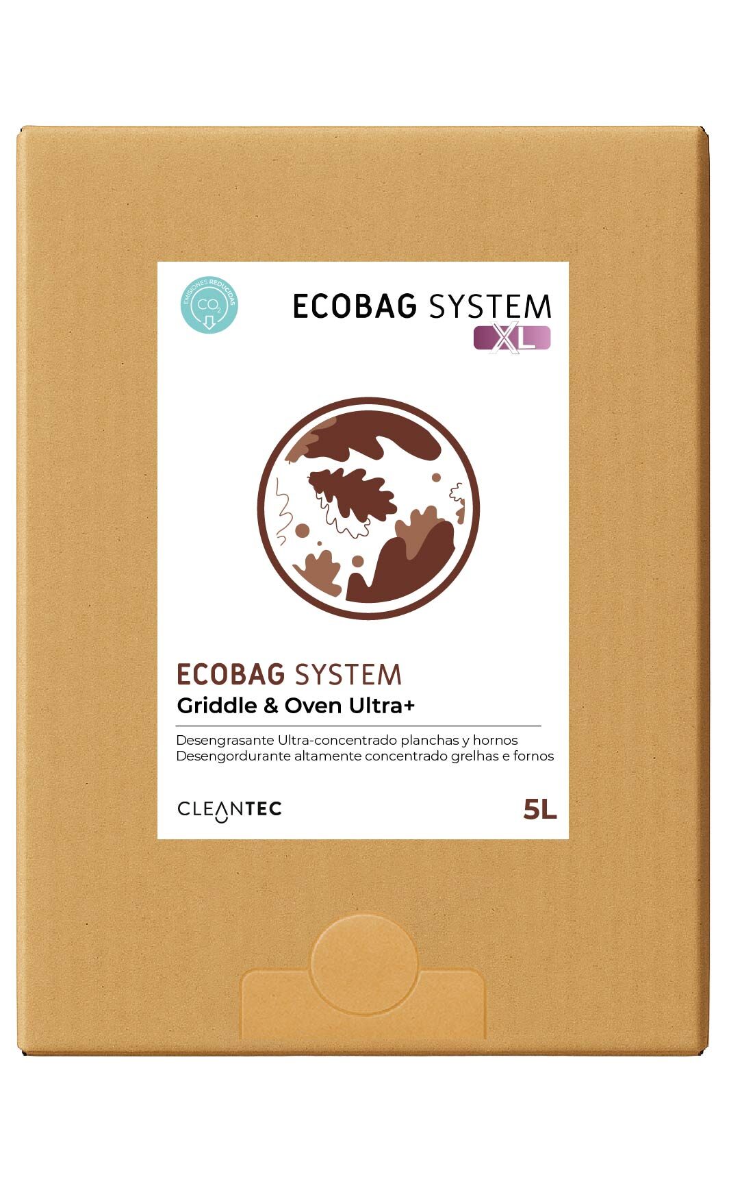 ECOBAG SYSTEM XL GRIDDLE & OVEN ULTRA+ es un desengrasante ultraconcentrado de alta eficacia, diseñado para la limpieza de planchas y hornos, eliminando grasas, aceites y residuos quemados sin dañar las superficies. Ideal para su uso en cocinas industriales con equipos de alto rendimiento. Su fórmula avanzada asegura una limpieza profunda con mínimo esfuerzo. El sistema ECOBAG facilita la dosificación precisa y limpia. Venta exclusiva para profesionales. Producto de uso profesional, no apto para uso doméstico.