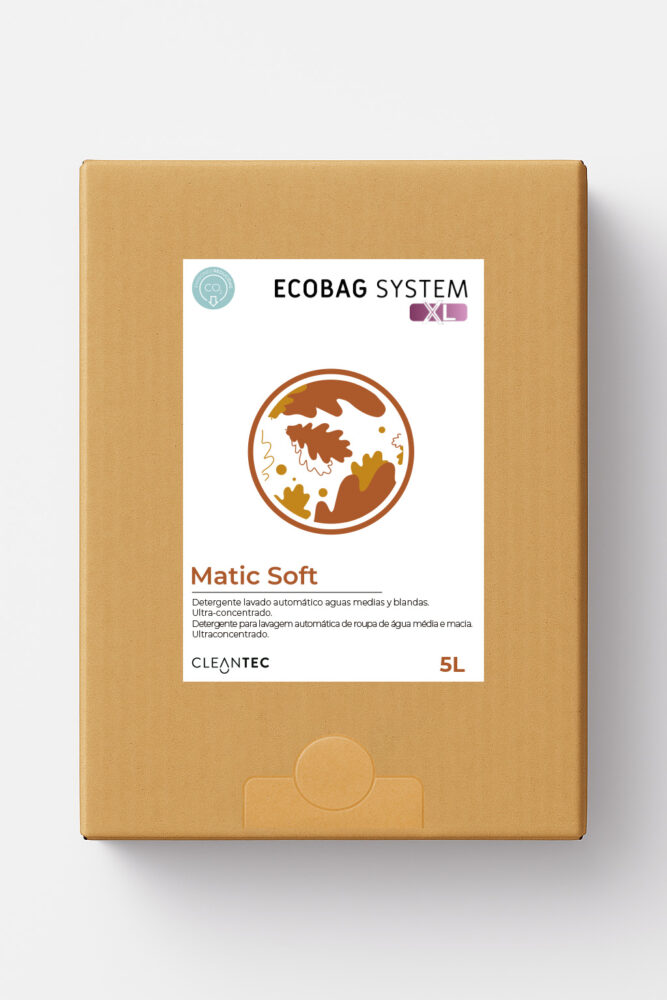 ECOBAG SYSTEM XL MATIC SOFT es un detergente automático ultraconcentrado, formulado para aguas blandas, diseñado para proporcionar una limpieza profunda y suave en vajilla, cristalería y utensilios. Su fórmula eficaz elimina grasas y residuos orgánicos sin dejar residuos ni afectar la calidad de la vajilla. Ideal para cocinas profesionales, restaurantes y hoteles. El sistema ECOBAG optimiza la dosificación y reduce el desperdicio. Venta exclusiva para profesionales. Producto de uso profesional, no apto para uso doméstico.
