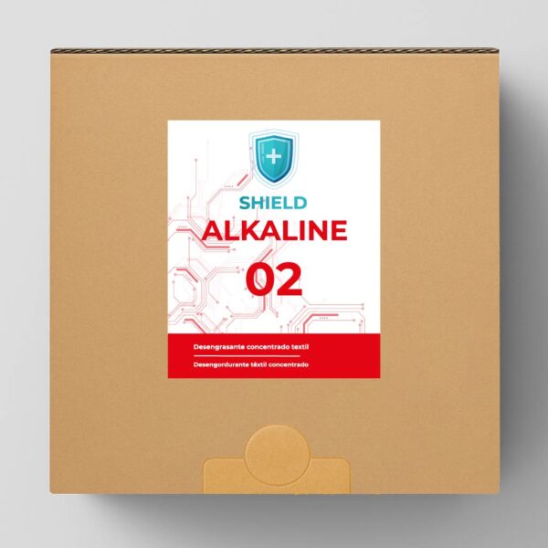 ECOBAG SYSTEM XXL SHIELD ALKALINE 02 es un desengordurante concentrado textil, formulado para eliminar grasas, aceites y residuos orgánicos de tejidos y materiales industriales resistentes. Su fórmula alcalina actúa eficazmente en aguas duras o blandas, proporcionando un lavado profundo sin dañar los materiales. Ideal para lavanderías industriales y procesos textiles de alta exigencia. Sistema ECOBAG para dosificación precisa, segura y sostenible. Venta exclusiva para profesionales. Producto de uso profesional, no apto para uso doméstico.