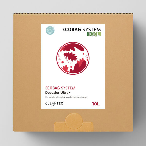 ECOBAG SYSTEM XXL DESCALER ULTRA+ es un antical ultraconcentrado de uso profesional, formulado para la eliminación rápida y eficaz de incrustaciones calcáreas, restos minerales y residuos de óxido en superficies resistentes a medios ácidos. Ideal para su uso en grifos, duchas, lavabos, sanitarios, suelos, maquinaria y equipos de lavado. Restaura el brillo original y previene la acumulación de sarro en entornos de alta exigencia higiénica. El sistema ECOBAG garantiza una dosificación limpia, segura y sostenible, reduciendo residuos y optimizando el rendimiento. Venta exclusiva para profesionales. Producto de uso profesional, no apto para uso doméstico.