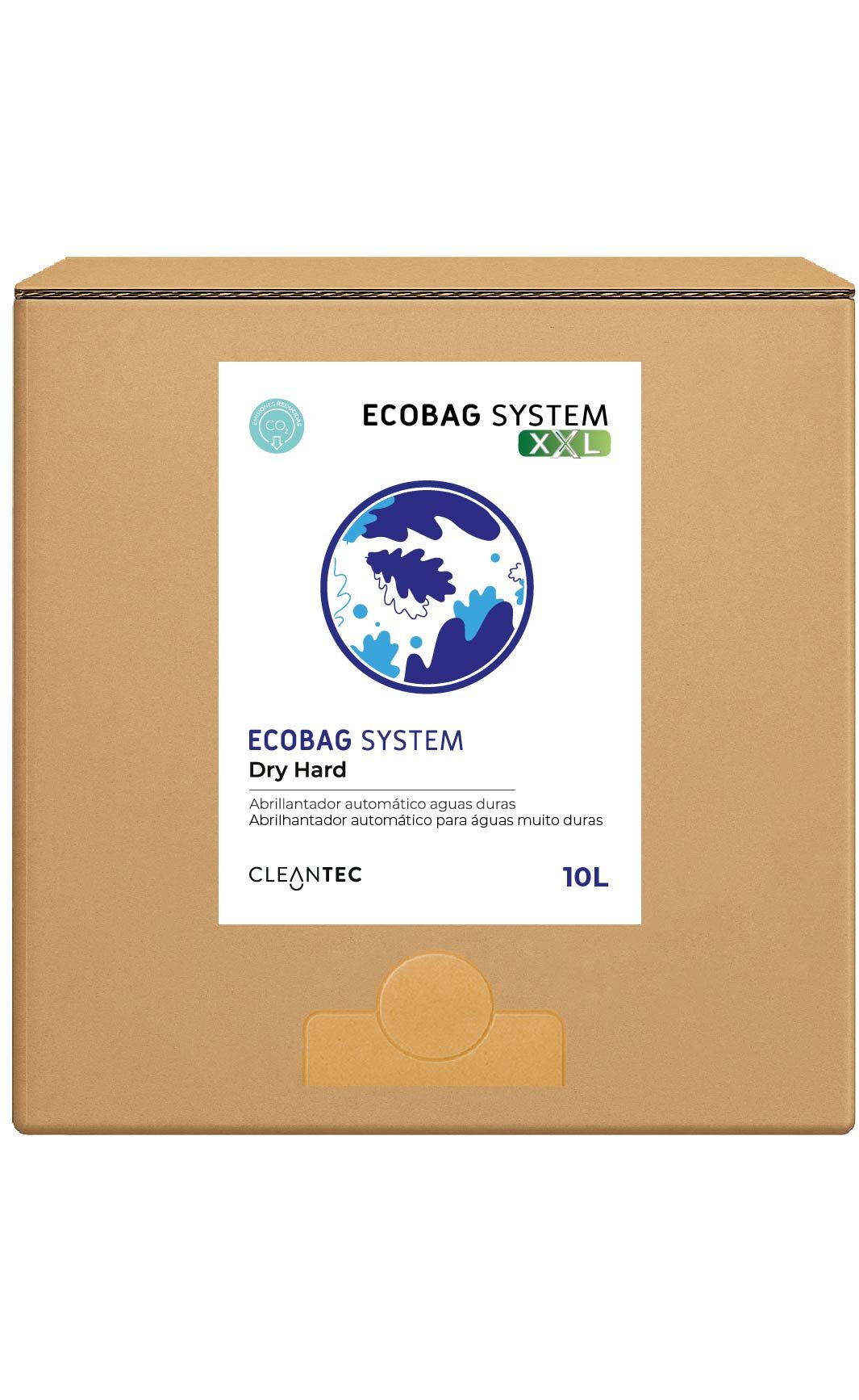 ECOBAG SYSTEM XXL DRY HARD es un abrillantador automático ultraconcentrado en formato XXL, formulado específicamente para aguas duras, que elimina los residuos calcáreos y las manchas de agua, proporcionando un acabado brillante en la vajilla y cristalería. Su fórmula optimiza el secado en entornos de alto volumen, manteniendo la calidad del servicio en restaurantes, hoteles y cocinas industriales. El sistema ECOBAG permite dosificar el producto con eficiencia, reduciendo el desperdicio y mejorando la operativa. Venta exclusiva para profesionales. Producto de uso profesional, no apto para uso doméstico.