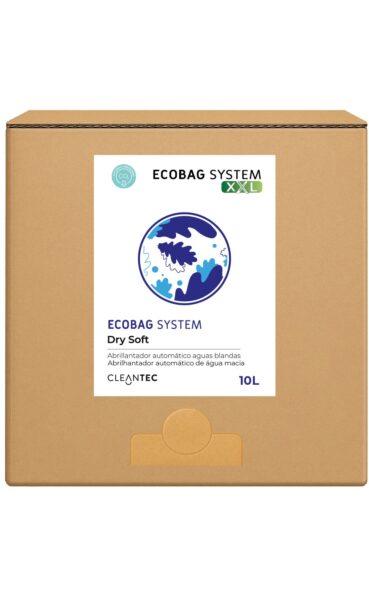 ECOBAG SYSTEM XXL DRY SOFT es un abrillantador automático ultraconcentrado en formato XXL, formulado para aguas blandas, que garantiza un secado rápido, sin marcas ni residuos. Deja la vajilla y cristalería con un brillo impecable, sin restos de agua ni minerales. Ideal para sistemas de lavado automático de gran capacidad en cocinas comerciales y colectividades. El sistema ECOBAG permite una dosificación limpia y responsable, optimizando el consumo del producto. Venta exclusiva para profesionales. Producto de uso profesional, no apto para uso doméstico.