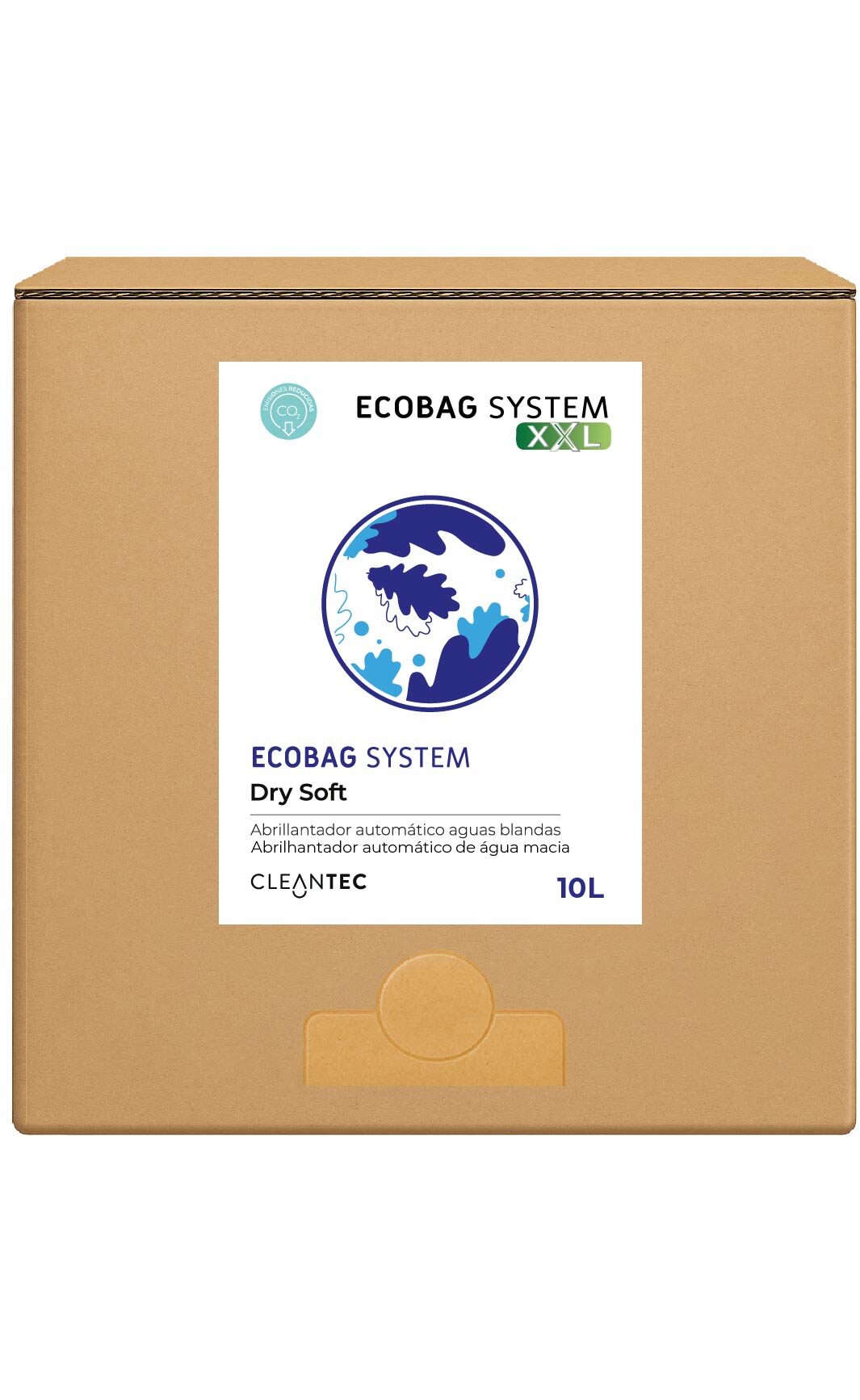 ECOBAG SYSTEM XXL DRY SOFT es un abrillantador automático ultraconcentrado en formato XXL, formulado para aguas blandas, que garantiza un secado rápido, sin marcas ni residuos. Deja la vajilla y cristalería con un brillo impecable, sin restos de agua ni minerales. Ideal para sistemas de lavado automático de gran capacidad en cocinas comerciales y colectividades. El sistema ECOBAG permite una dosificación limpia y responsable, optimizando el consumo del producto. Venta exclusiva para profesionales. Producto de uso profesional, no apto para uso doméstico.