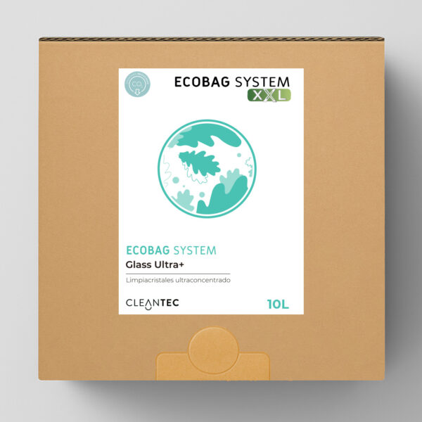 ECOBAG SYSTEM XXL GLASS ULTRA+ es un limpiacristales y multiusos ultraconcentrado, diseñado para la limpieza profesional de cristales, espejos, acero inoxidable, mobiliario y superficies esmaltadas o vitrificadas. Su fórmula de secado rápido elimina huellas, polvo, grasa ligera y suciedad ambiental sin dejar velos ni marcas, proporcionando un acabado brillante y transparente. Ideal para oficinas, comercios, colectividades, hostelería y zonas comunes. El sistema ECOBAG permite una dosificación precisa, segura y sostenible, optimizando consumos y reduciendo residuos. Venta exclusiva para profesionales. Producto de uso profesional, no apto para uso doméstico.