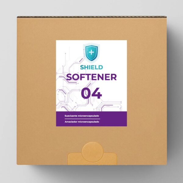 ECOBAG SYSTEM XXL SHIELD SOFTENER 04 es un suavizante microencapsulado de alta duración, diseñado para proporcionar una suavidad duradera en tejidos, con una liberación gradual de fragancia durante días. Su fórmula avanzada mejora el tacto de las prendas y reduce la estática, manteniendo la ropa con una sensación de frescura prolongada. Ideal para lavanderías profesionales, hoteles y hospitales. Venta exclusiva para profesionales. Producto de uso profesional, no apto para uso doméstico.