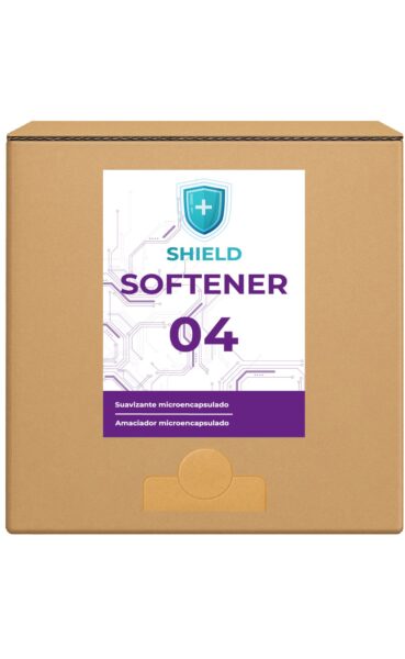 ECOBAG SYSTEM XXL SHIELD SOFTENER 04 es un suavizante microencapsulado de alta duración, diseñado para proporcionar una suavidad duradera en tejidos, con una liberación gradual de fragancia durante días. Su fórmula avanzada mejora el tacto de las prendas y reduce la estática, manteniendo la ropa con una sensación de frescura prolongada. Ideal para lavanderías profesionales, hoteles y hospitales. Venta exclusiva para profesionales. Producto de uso profesional, no apto para uso doméstico.
