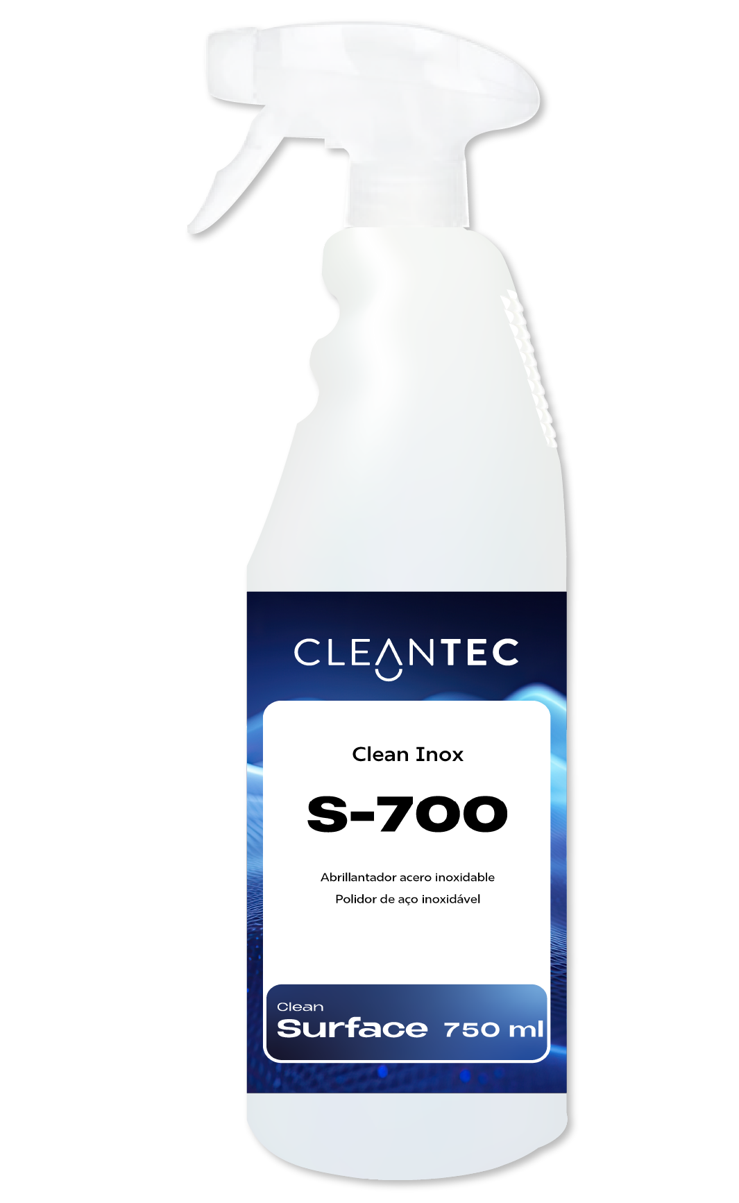 CLEAN INOX S-700 es un abrillantador y protector profesional formulado para el mantenimiento de superficies de acero inoxidable en entornos de alta exigencia. Elimina huellas, grasa ligera y marcas de agua, dejando una película protectora brillante y antihuellas que realza el aspecto del acero y facilita su limpieza futura. Ideal para campanas, frigoríficos, hornos, ascensores, barandillas y mobiliario de acero en cocinas industriales, hoteles, hospitales, oficinas y comercios. No requiere aclarado. Venta exclusiva para profesionales. Producto de uso profesional, no apto para uso doméstico.
